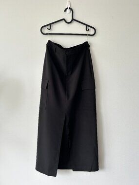 Long black skirt